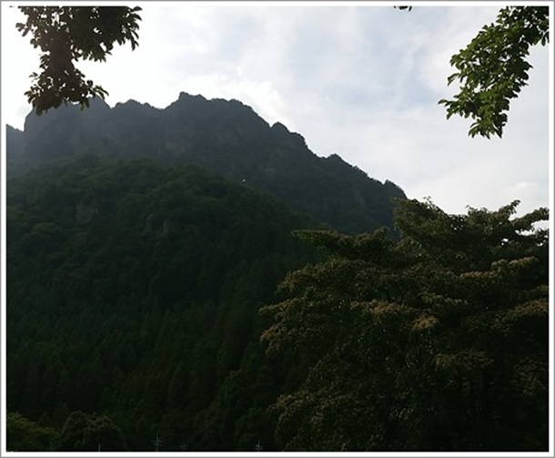 妙義山の大の字