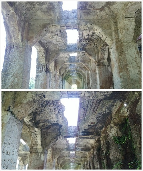 �R���N���[�g�������̓V�䕔��