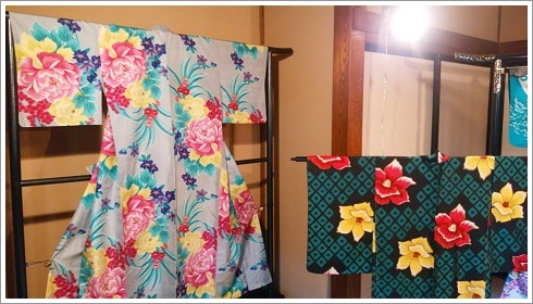 カラフルな伊勢崎銘仙