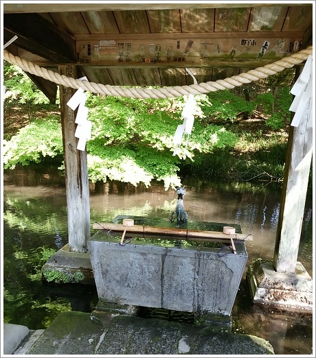 三夜沢赤城神社の池