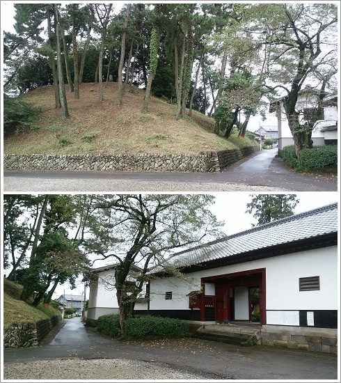 光厳寺と北側から見た宝塔山古墳