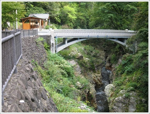 南牧村の蝉の渓谷です