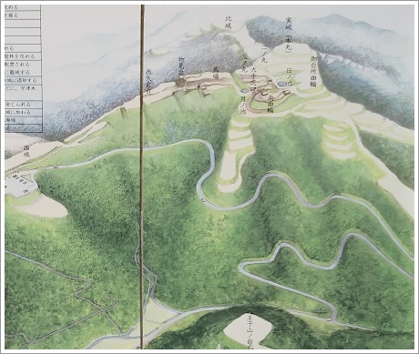 太田金山城の復元図