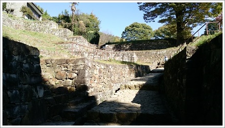 太田金山城址跡の大手虎口
