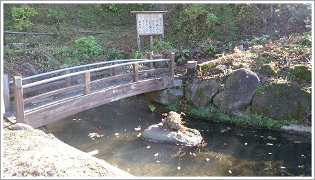 池の薬師堂水牢跡の前にある古池