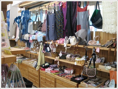 道の駅オアシスなんもく店舗内