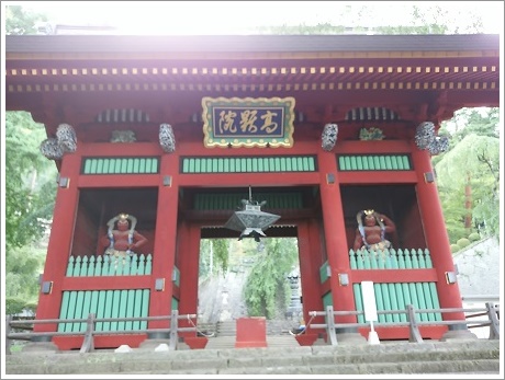 関東一の壮大な妙義神社の総門