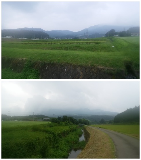 高山村の田園風景