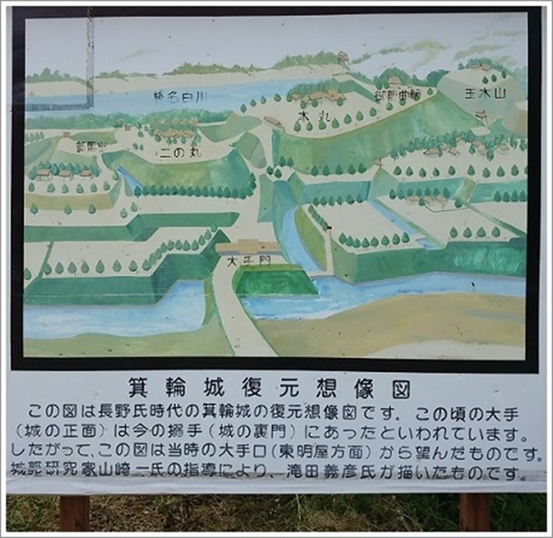 箕輪城跡復元想像図