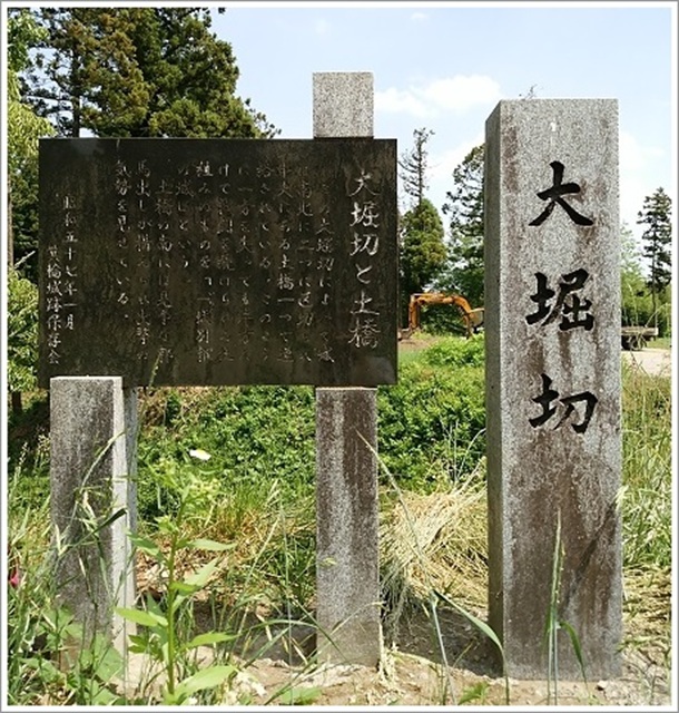高崎市の箕輪城跡(大堀切と土橋)