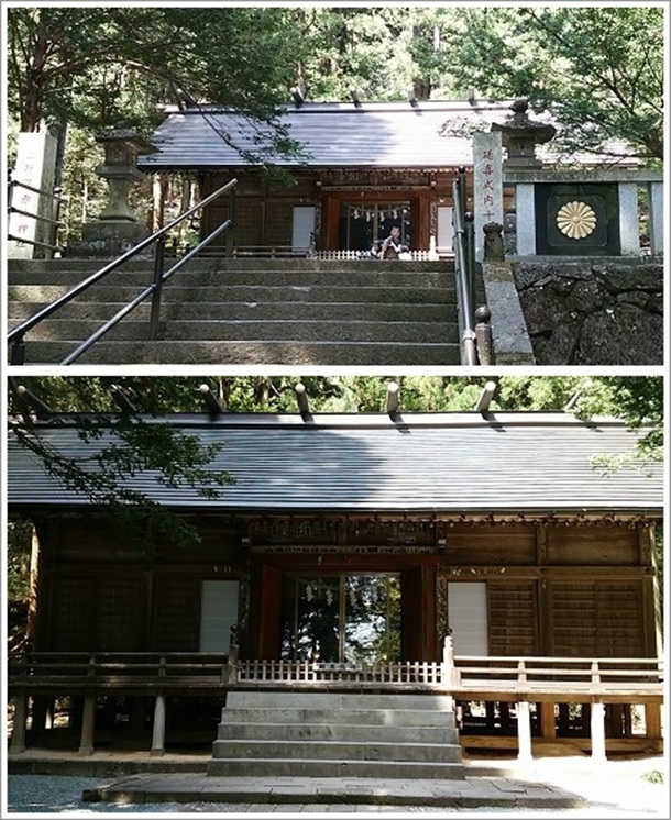 三夜沢赤城神社拝殿の正面です