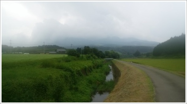 高山村の田園風景