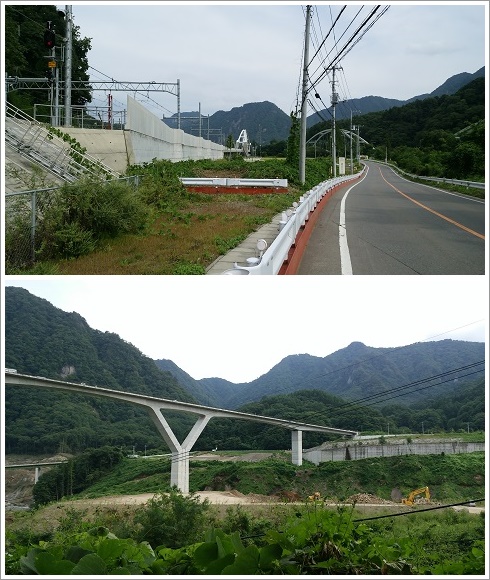 国道145号線長野原