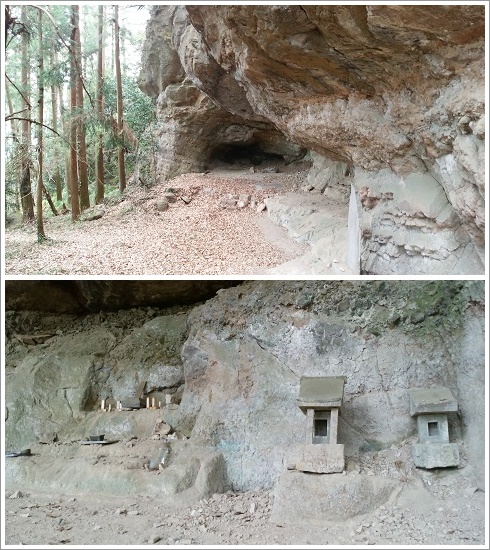 岩戸観音堂の風景