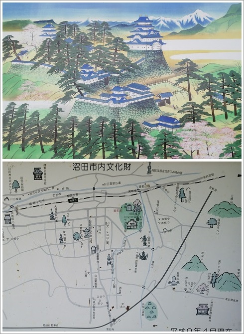 最大規模であった5重5階の天守沼田城