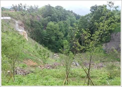 沼田城址を囲む自然の要害