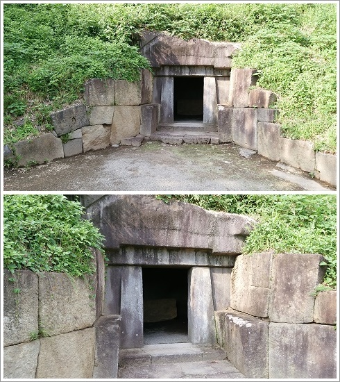 蛇穴山古墳南側の石室